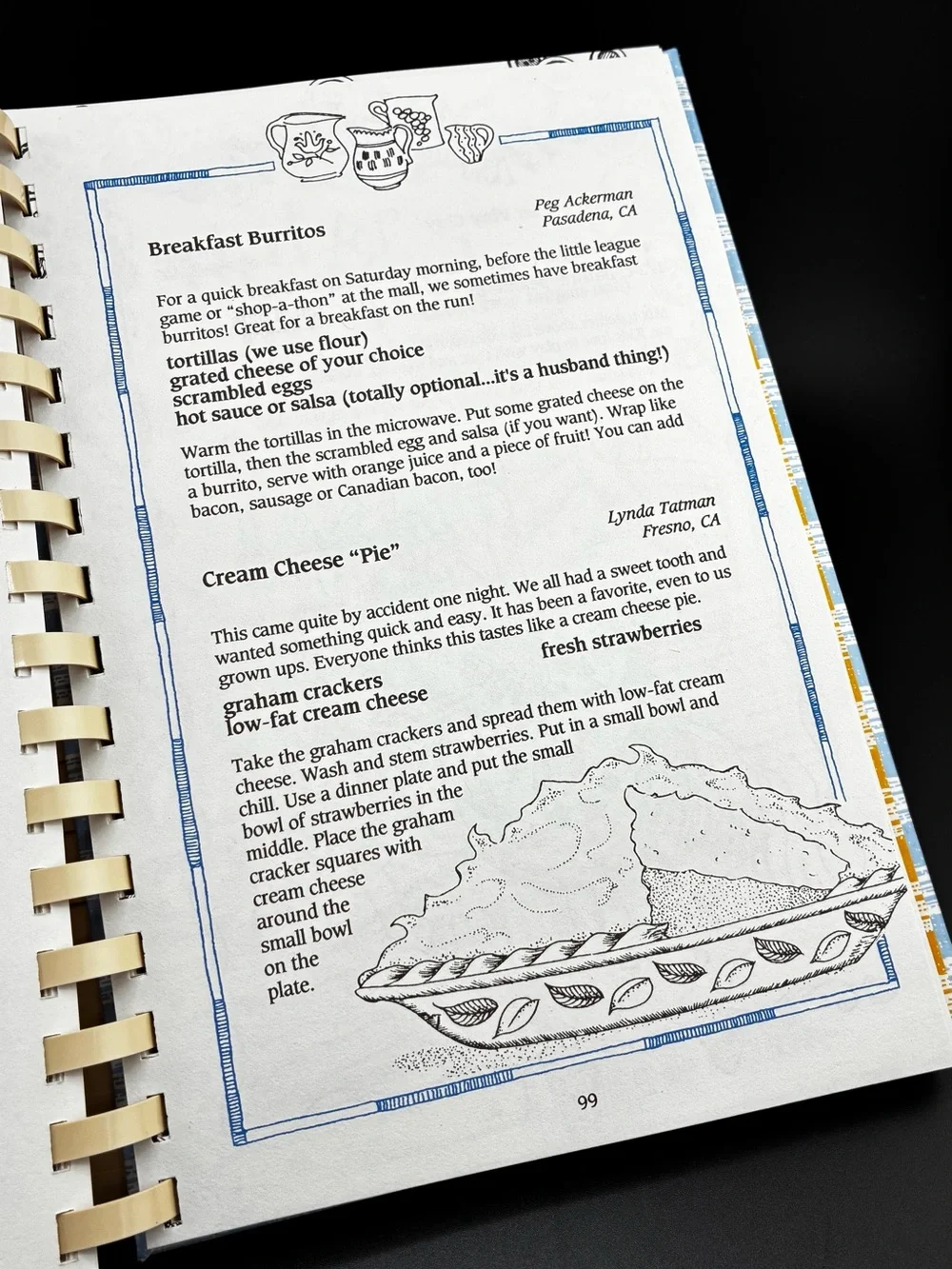 1996 Good For You! Cookbook — Light Blue Illustrated Cover